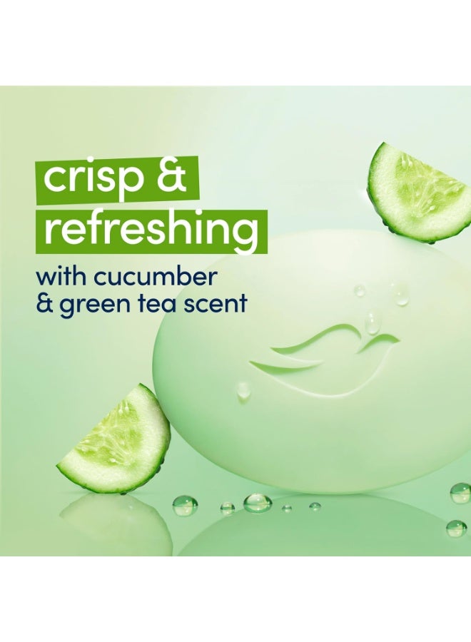 Dove Beauty bar soap 106g  pack of 6 (Cucumber & Green Tea) - Image 2